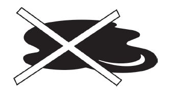 Handle lubrication carefully